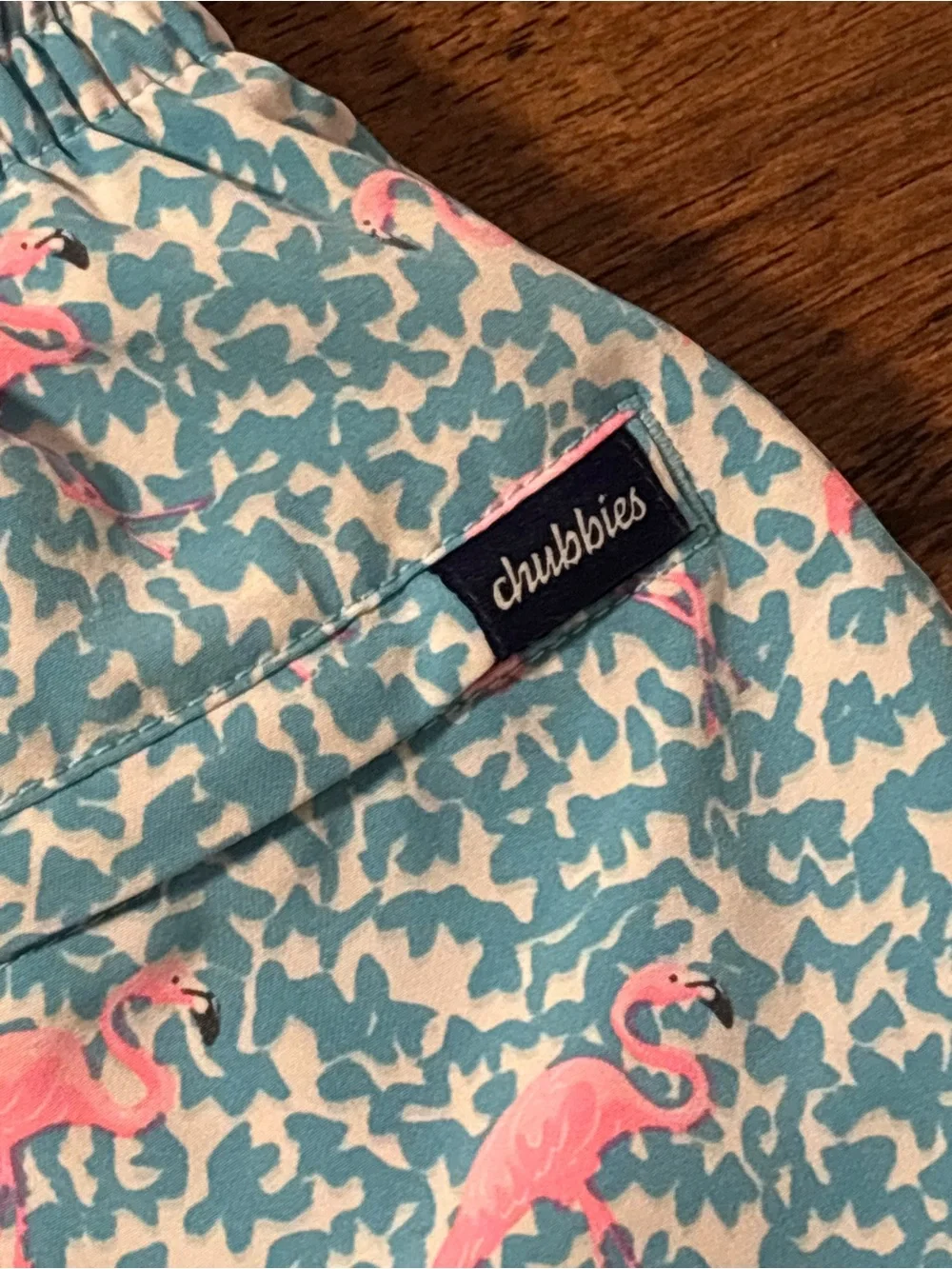 chubbies playful flamingo